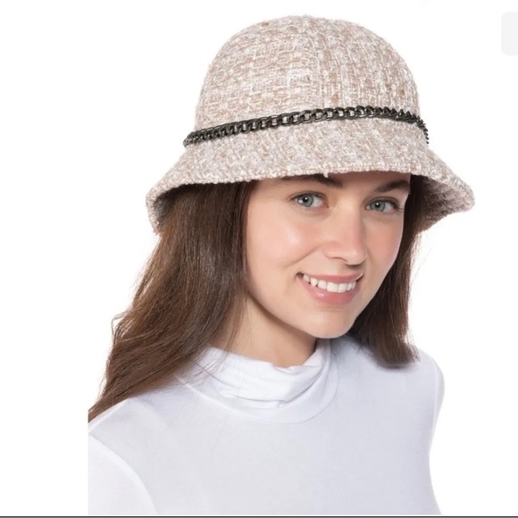 INC Chain Trim Cloche Hat - Picture 6 of 6